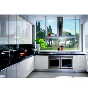 super September ready to ship Prefabricated kitchen prices in aluminium kitchen cabinets design